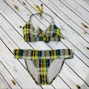 Victoria’s Secret Plaid Bikini Tie Closure